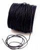 07 Sznurek jubilerski nylonowy czarny 0,8mm 2metry
